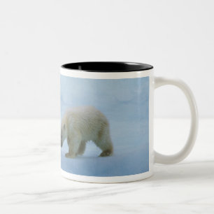 Caneca De Café Em Dois Tons América do Norte, Ártico Canadense. Urso polar