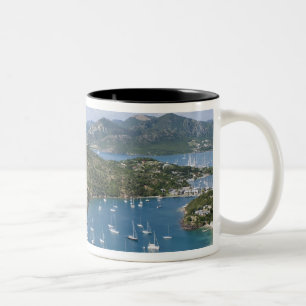 Caneca De Café Em Dois Tons América do Norte, Caribe, Antígua.Inglês