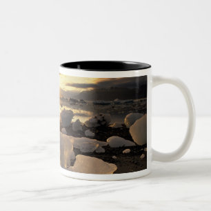 Caneca De Café Em Dois Tons América do Norte, EUA, Alasca, Baía de Gelo, Paisa