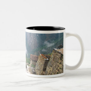 Caneca De Café Em Dois Tons América do Sul, Peru, Machu Picchu