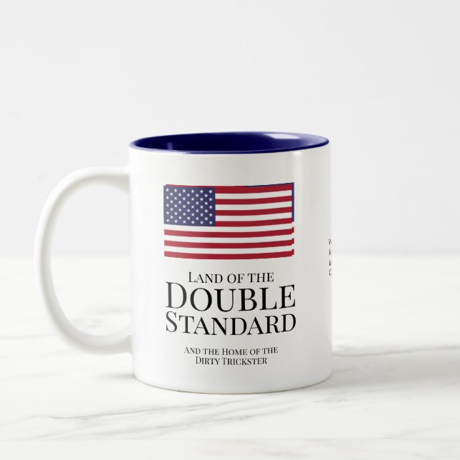 Caneca De Café Em Dois Tons American Double Standard (Esquerda)