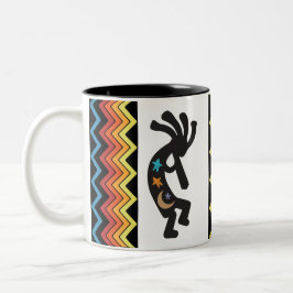 Caneca De Café Em Dois Tons American Indian Kokopelli - Mug de café com dois t