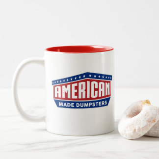 Caneca De Café Em Dois Tons American Made Dumpsters Mug (Dois Tons)