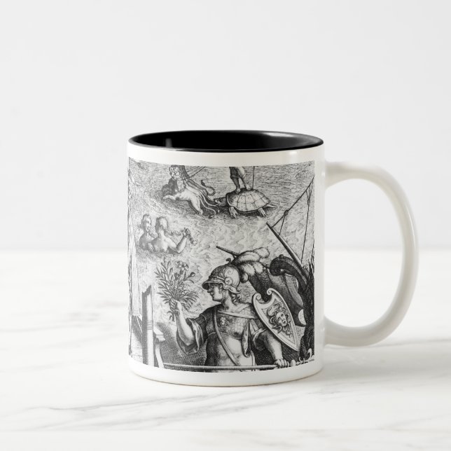Caneca De Café Em Dois Tons Amerigo Vespucci (Direita)
