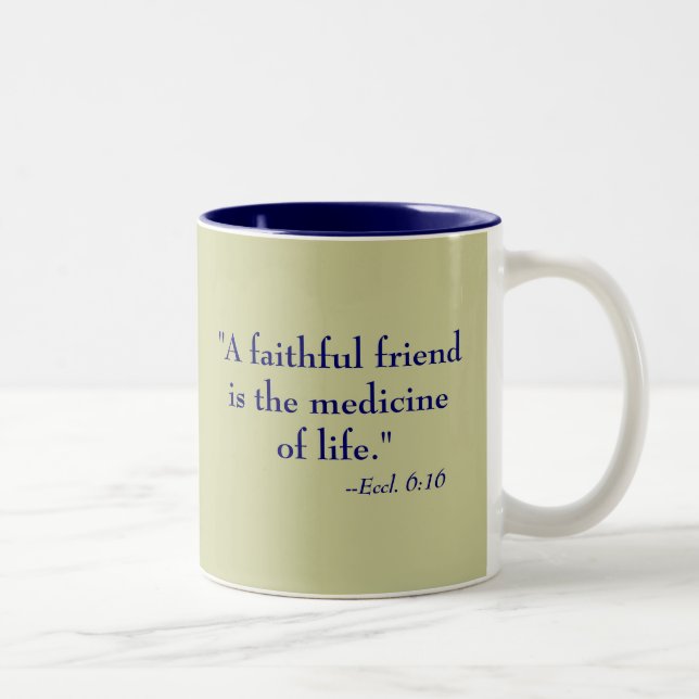 Caneca De Café Em Dois Tons Amigo fiel (Direita)