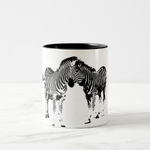 Caneca De Café Em Dois Tons amigos