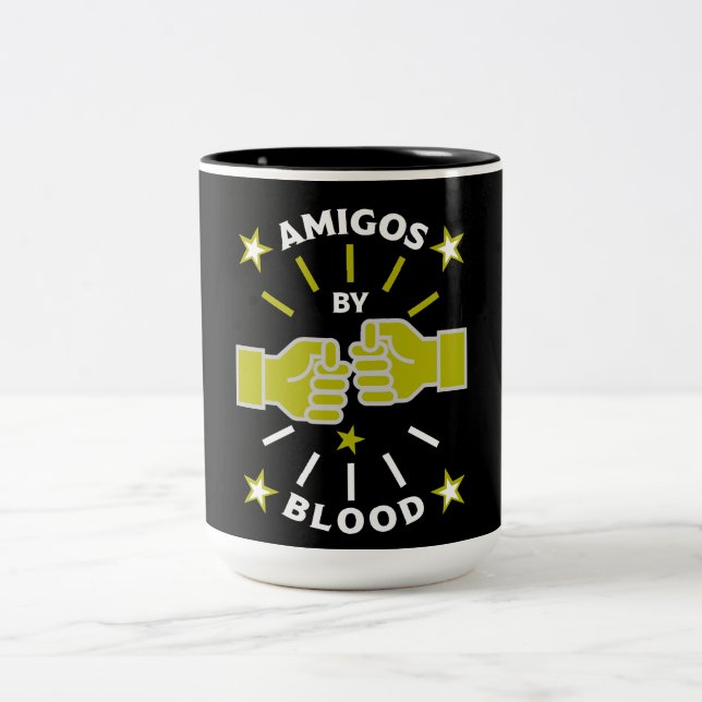 Caneca De Café Em Dois Tons Amigos da Melhor Amigos (Centro)