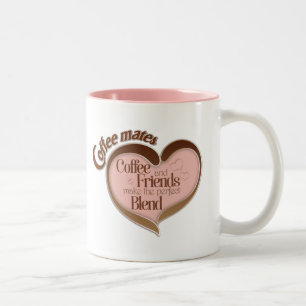 Caneca De Café Em Dois Tons Amigos de café