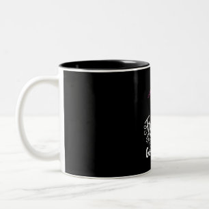 Caneca De Café Em Dois Tons Amigos nunca dizem adeus