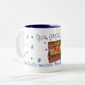 Caneca De Café Em Dois Tons Amizade tesourada Mug