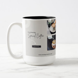 Caneca De Café Em Dois Tons Amo a minha loja