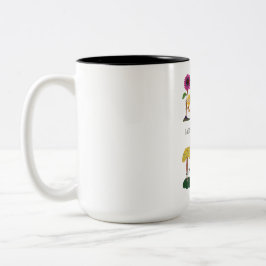 Caneca De Café Em Dois Tons Amo gato