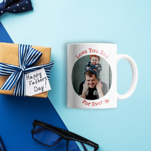 Caneca De Café Em Dois Tons Amo-te, pai, Coffee Mug