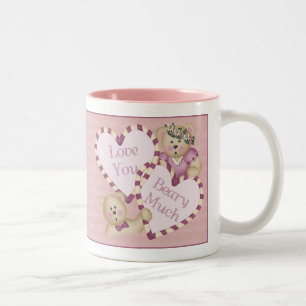 Caneca De Café Em Dois Tons Amo Você Beary Mug