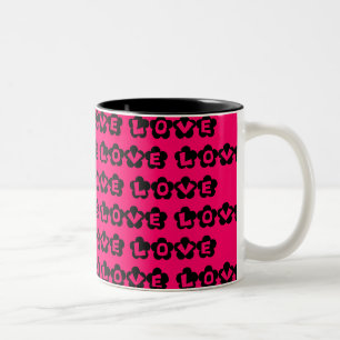 CANECA DE CAFÉ EM DOIS TONS AMOR