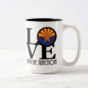 Caneca De Café Em Dois Tons AMOR Apache Junction 15oz