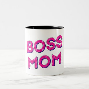 Caneca De Café Em Dois Tons Amor com Mamãe Chefe