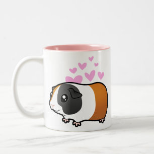 Caneca De Café Em Dois Tons Amor da cobaia (cabelo liso)