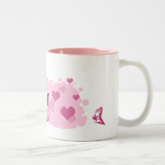Caneca De Café Em Dois Tons Amor da doninha
