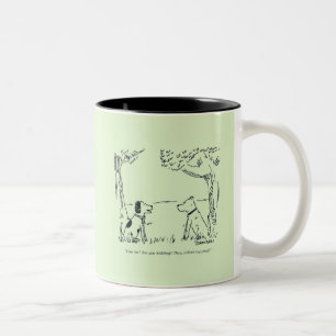 Caneca De Café Em Dois Tons Amor De Cão