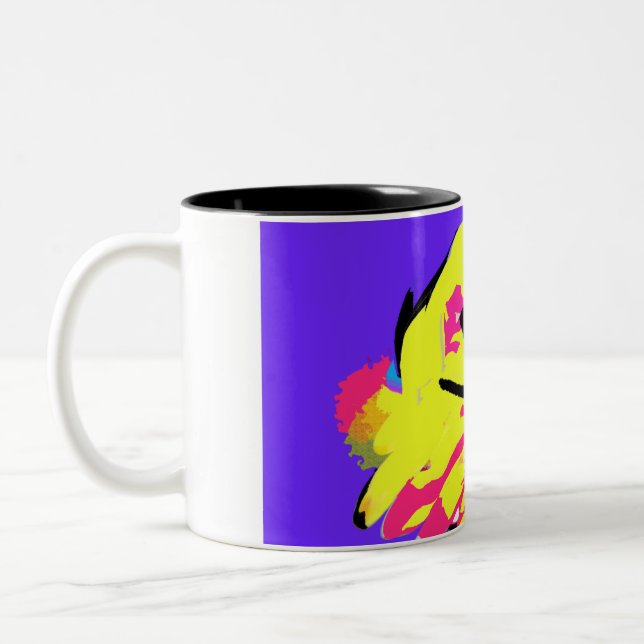 Caneca De Café Em Dois Tons Amor de polvo  (Esquerda)