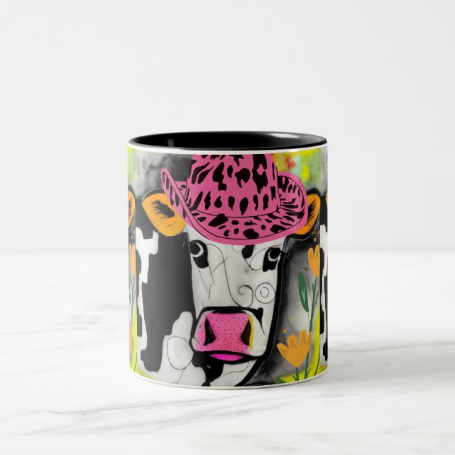 Caneca De Café Em Dois Tons Amor De Vaca (Centro)