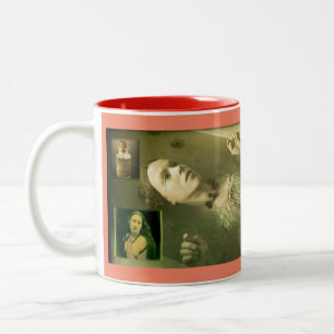 Caneca De Café Em Dois Tons Amor e Drogas em Londres Vitoriana - Elizabeth Sid
