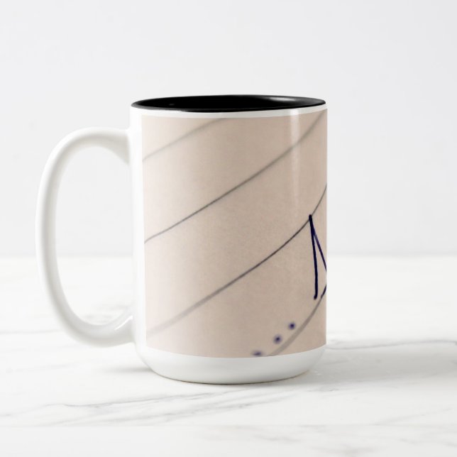 Caneca De Café Em Dois Tons Amor eterno (Esquerda)