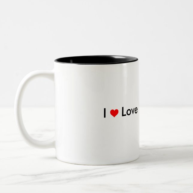 Caneca De Café Em Dois Tons Amor Lockpicking (Esquerda)