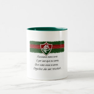 Caneca De Café Em Dois Tons Amor pelo Fluminense