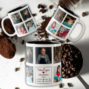 Caneca De Café Em Dois Tons Amor Personalizado Moderno Seu Avô Deu 9 Foto