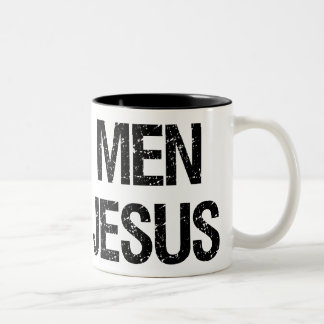 Caneca De Café Em Dois Tons Amor real Jesus dos homens
