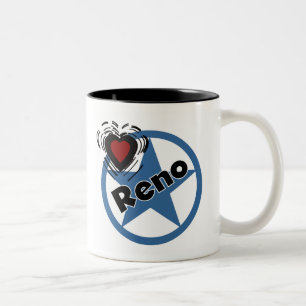 Caneca De Café Em Dois Tons Amor Reno