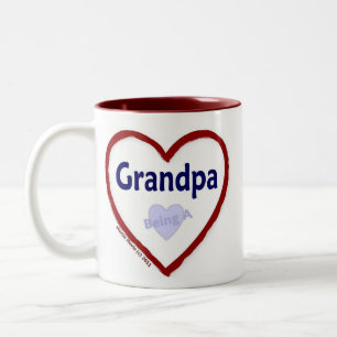 Caneca De Café Em Dois Tons Amor Ser Vovô