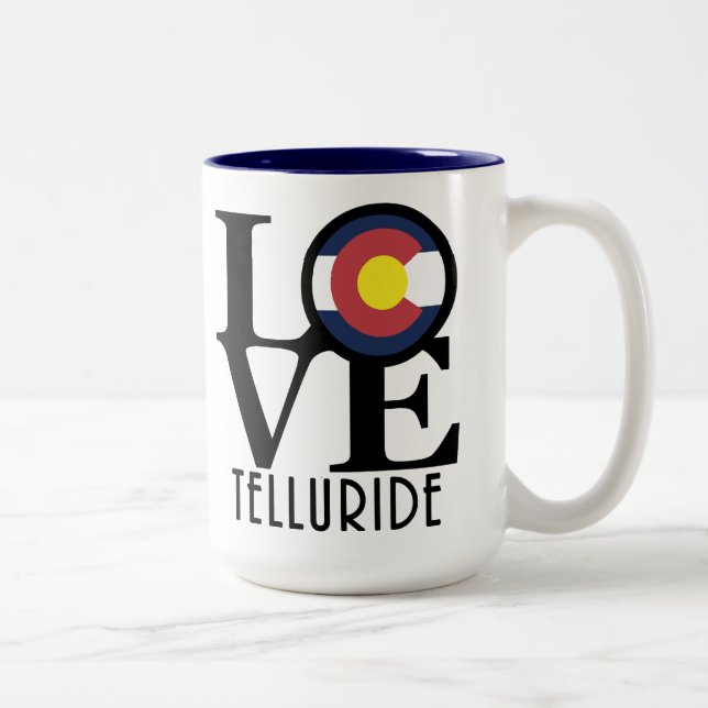 Caneca De Café Em Dois Tons AMOR Telluride 15oz (Direita)