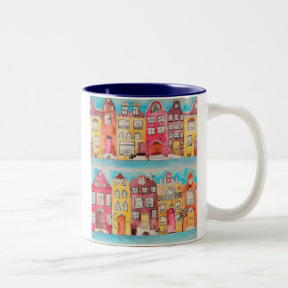 Caneca De Café Em Dois Tons Amsterdam in love mug