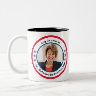 Caneca De Café Em Dois Tons Amy Klobuchar