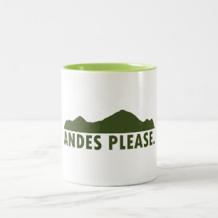 Caneca De Café Em Dois Tons Andes por favor