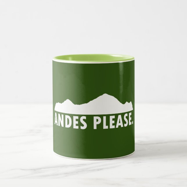 Caneca De Café Em Dois Tons Andes por favor (Centro)