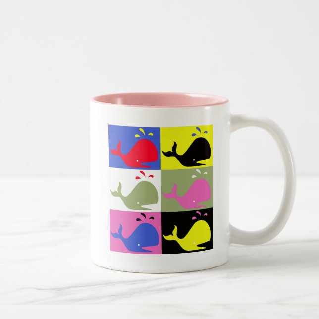 Caneca De Café Em Dois Tons Andy Whale-Hole™_Two-Tone (Direita)