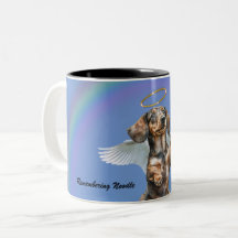 Angel Dachshund Lembrança Café Mug
