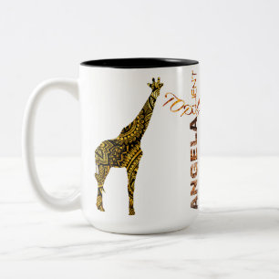 Caneca De Café Em Dois Tons Angela