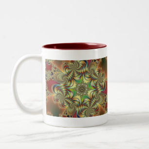 Caneca De Café Em Dois Tons Angelus - Fractal Mug