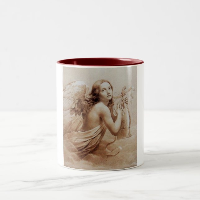 CANECA DE CAFÉ EM DOIS TONS ÂNGULO BRINCANDO LYRA SOBRE AS NUVENS (Centro)