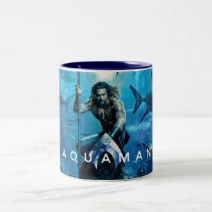 Caneca De Café Em Dois Tons Animais aquáticos do príncipe Orin Com de Aquama