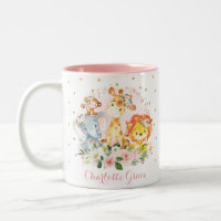 Animais Safari Cachorro Amarelo Rosa