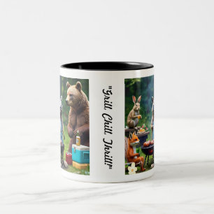 Caneca De Café Em Dois Tons "Animal Kingdom Cookout"