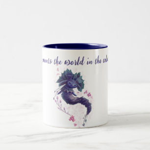 Caneca De Café Em Dois Tons animal primavera