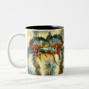 Caneca De Café Em Dois Tons AnimalArt_Bird_008