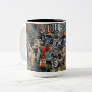 Caneca De Café Em Dois Tons Animalz